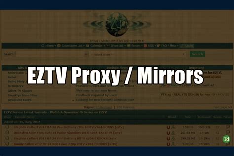 eztv it proxy list|More.